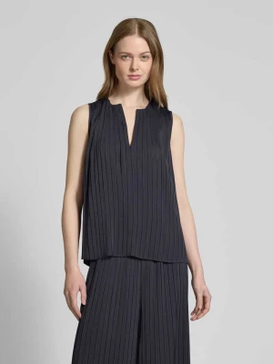 Top bluzkowy o kroju regular fit z fakturowym wzorem comma