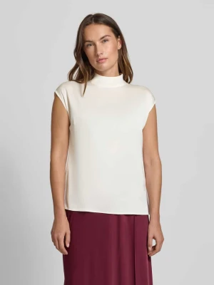 Top bluzkowy o kroju regular fit z mieszanki jedwabiu model ‘BIDRIZ’ Boss