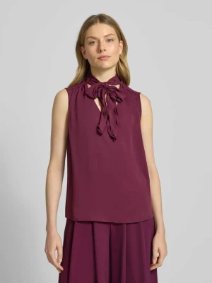 Top bluzkowy o kroju regular fit z ozdobną kokardą RINASCIMENTO