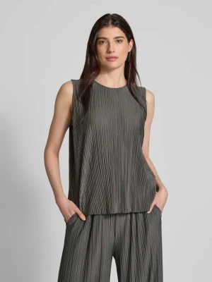 Top bluzkowy o kroju regular fit z plisami model ‘SAUMA’ Samsøe Samsøe