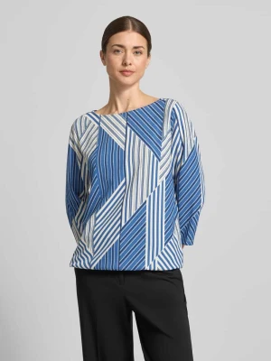 Top bluzkowy o kroju regular fit z wzorem na całej powierzchni s.Oliver RED LABEL