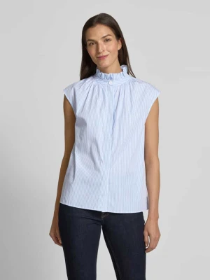 Top bluzkowy o kroju regular fit ze stójką Rich & Royal