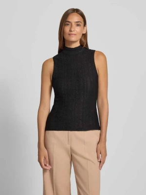 Top bluzkowy o kroju slim fit ze stójką model ‘IVEYLOR’ Boss Orange