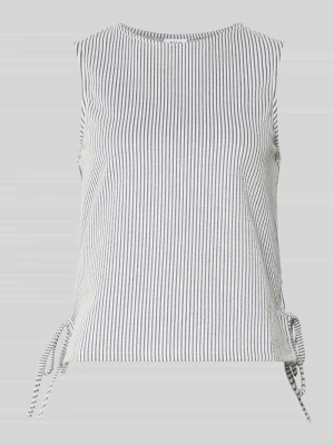 Top bluzkowy z bocznym wiązaniem model 'STRIPLO' Vila