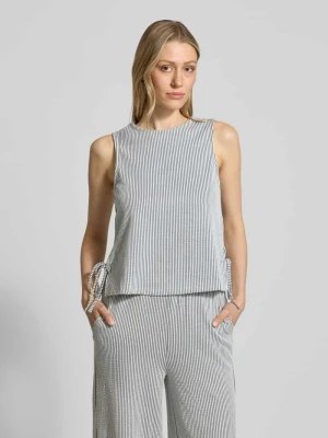 Top bluzkowy z bocznym wiązaniem model 'STRIPLO' Vila