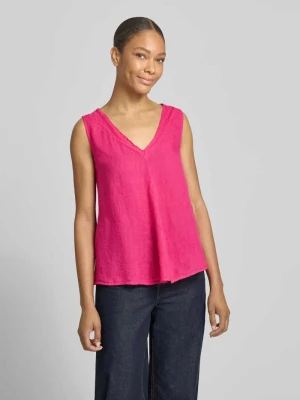 Top bluzkowy z lnu model 'Lu44cia' ZABAIONE