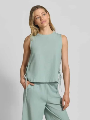 Top bluzkowy z mieszanka wiskozy z bocznym wiązaniem Vila