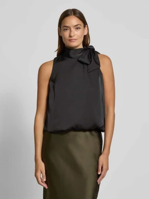 Top bluzkowy z satyny model ‘Veda’ NEO NOIR