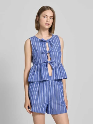 Top bluzkowy z wiązaniem Gina Tricot