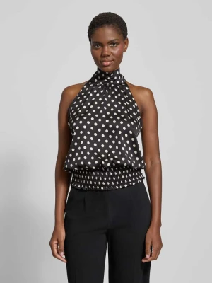 Top bluzkowy ze wzorem na całej powierzchni NEO NOIR