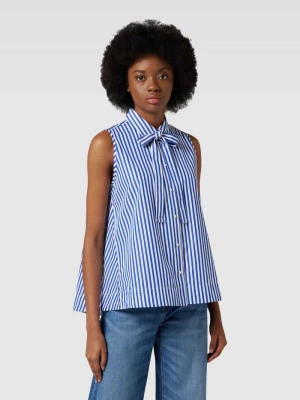Top bluzkowy ze wzorem w paski model ‘Dorleton’ tonno & panna