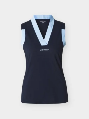 Top Calvin Klein granatowy