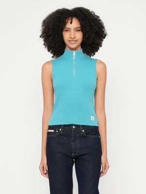 Top Calvin Klein Jeans jasnoniebieski