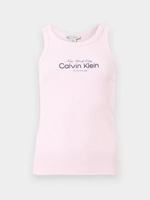Top Calvin Klein Jeans jasnoróżowy