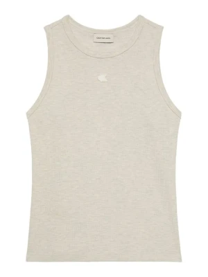 Top Calvin Klein Jeans jasnoszary
