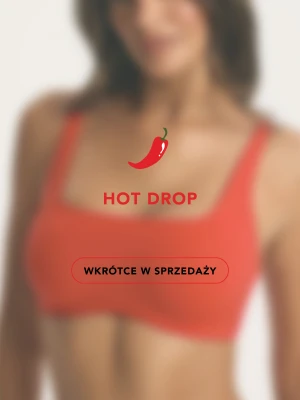 Top Chilly Charm z zawieszką Esotiq czerwony