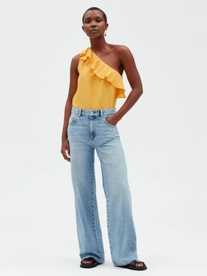 Top CLAUDIE PIERLOT pomarańczowy