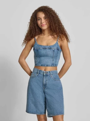Top crop o kroju slim fit z czystej bawełny model 'JADINE' Levi's®