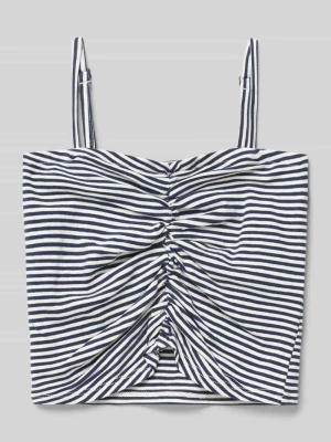 Top crop o kroju slim fit z mieszanki bawełny s.Oliver RED LABEL