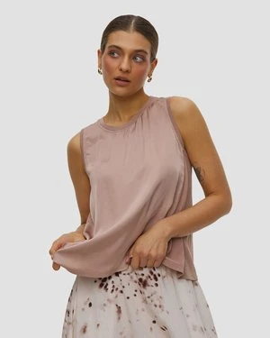 Top Damski Deha Flared Satin Front