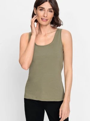 Top damski Edda khaki - Ethno Charm Olsen