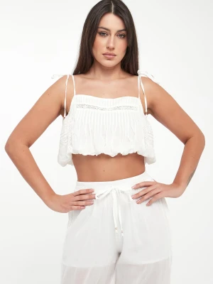 Top damski lniany bombka TWINSET U&B