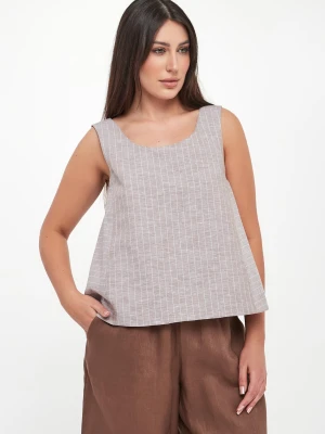 Top damski lniany Caliga MM