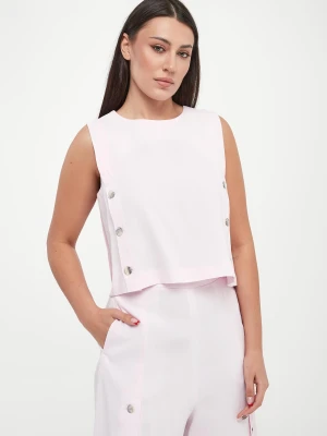 Top damski lniany Unione MARELLA MONOCHROME
