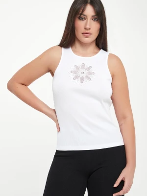 Zdjęcie produktu Top damski prążkowany z haftem TWINSET