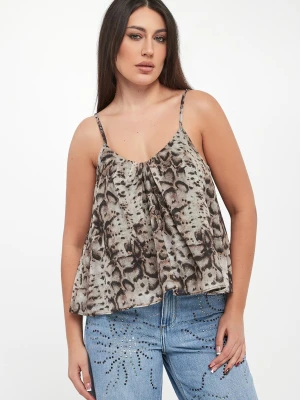 Top damski w zwierzęcy wzór Udine PINKO