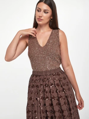 Top damski z cekinami Acaici WEEKEND MAX MARA