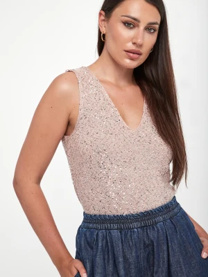 Top damski z cekinami Acaici WEEKEND MAX MARA