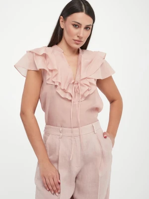 Top damski z jedwabiem Faraone MARELLA MONOCHROME Marella Sport