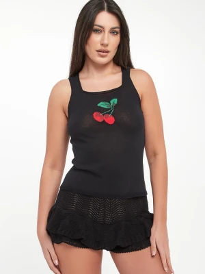 Top damski z nadrukiem czereśni TWINSET Twinset Milano