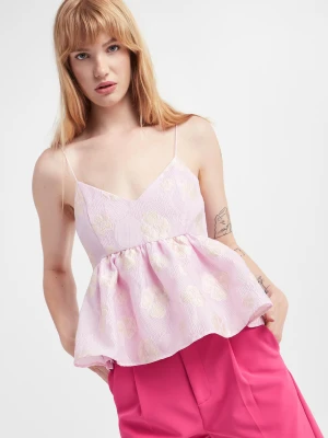 Top damski żakardowy CUSTOMMADE