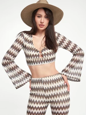 Top damski żakardowy TWINSET U&B