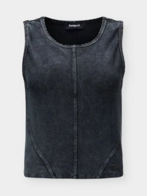 Top Desigual ciemnoszary