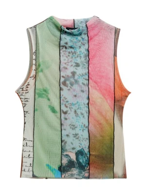 Top Desigual zielony