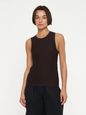 Top DKNY brązowy