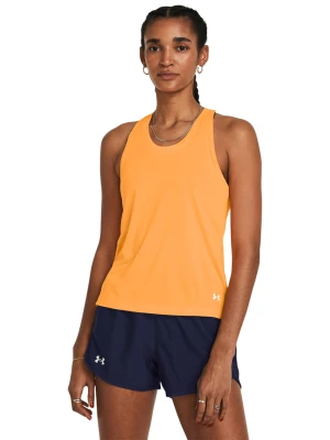 Top do biegania damski Under Armour UA Launch Singlet - pomarańczowy