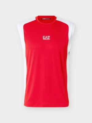 Top EA7 Emporio Armani czerwony