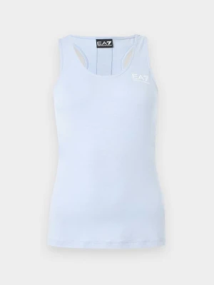 Top EA7 Emporio Armani niebieski