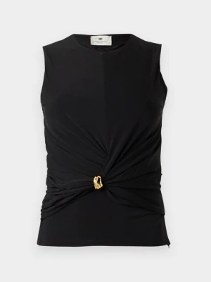 Top Elisabetta Franchi czarny