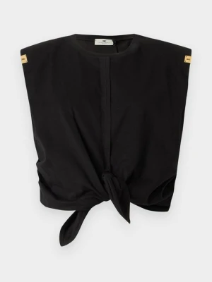 Top Elisabetta Franchi czarny