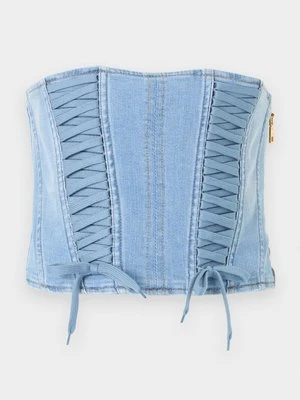Top Elisabetta Franchi jasnoniebieski