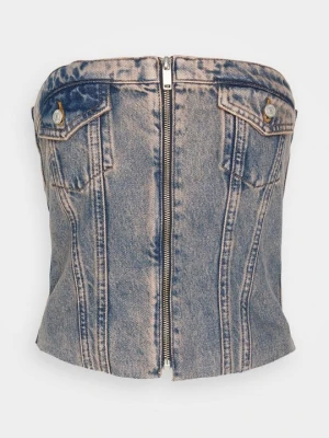 Top Envii niebieski denim