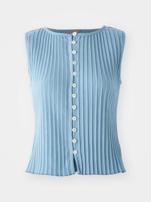 Top Free People niebieski