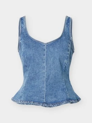 Top GAP niebieski denim