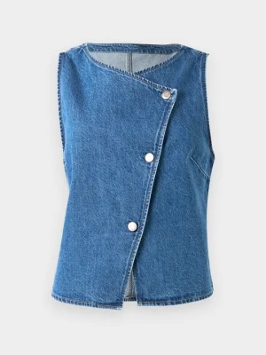 Top GAP niebieski denim
