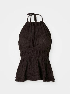 Top Gina Tricot brązowy